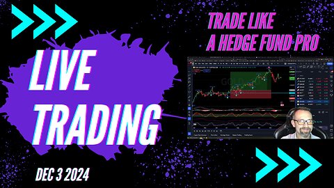 Dec 3 2024 Live Trading / Public Live Lab ASK QUESTIONS! Bitcoin, Forex, Stocks