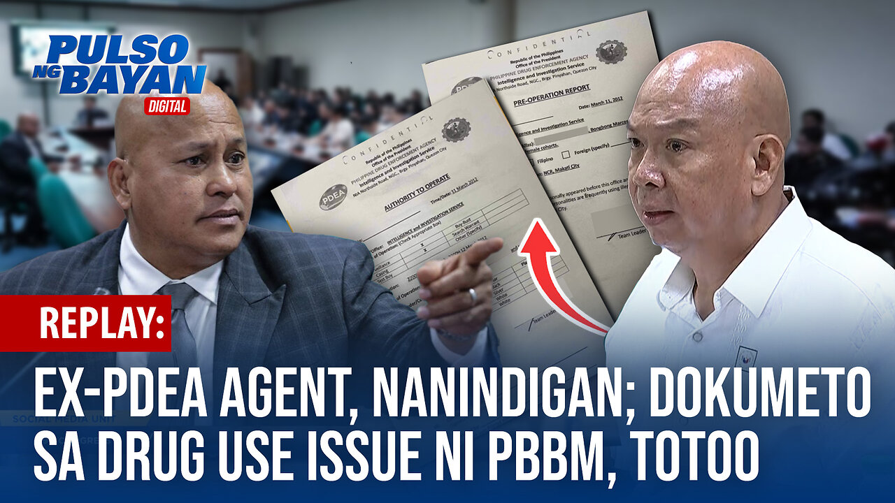 REPLAY | Ex-PDEA agent, nanindigan; Dokumeto sa drug use issue ni PBBM, totoo | May 1, 2024