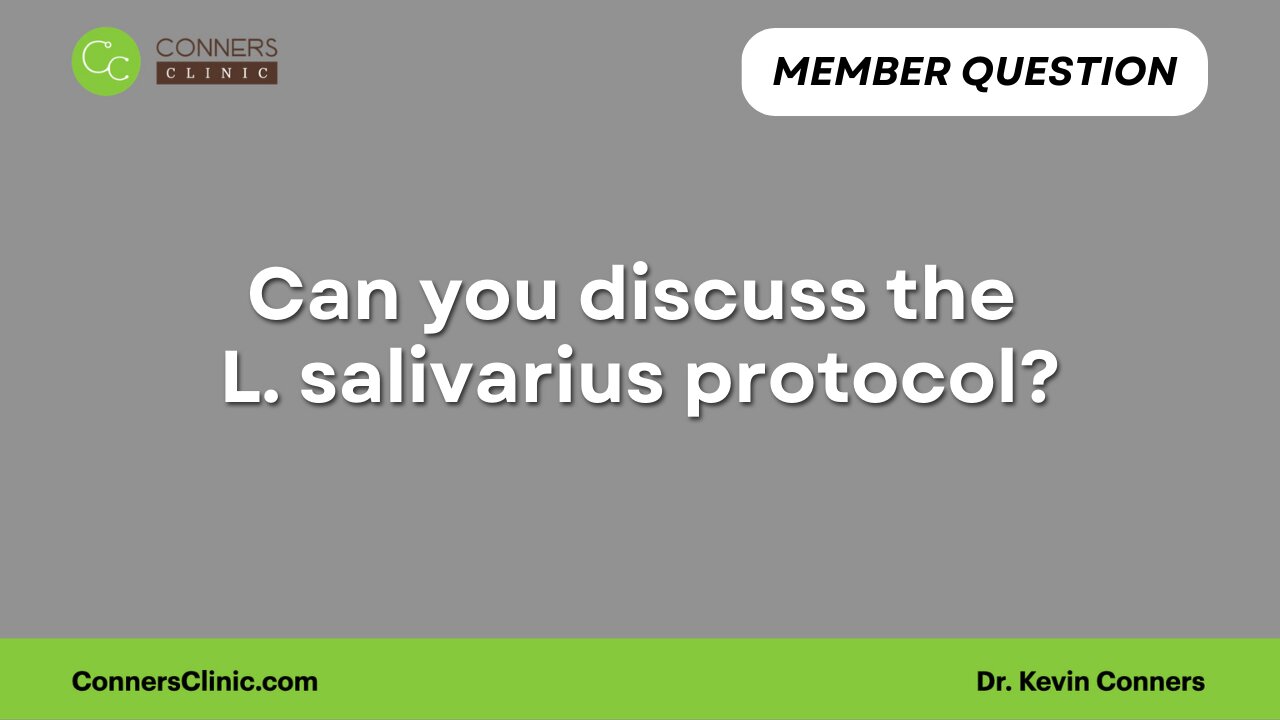 Can you discuss the L. salivarius protocol?