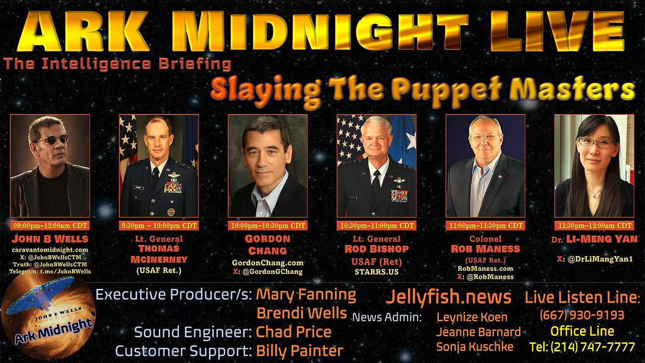 The Intelligence Briefing / Slaying the Puppet Masters - John B Wells LIVE