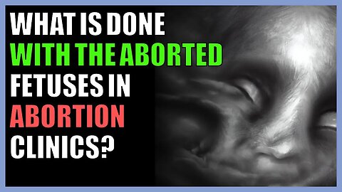 What is done with the aborted fetuses in abortion clinics?