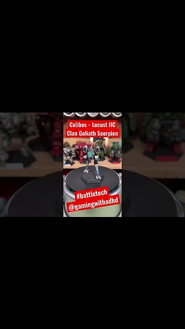 Gaming with ADHD Miniature Showcase 107 #shorts