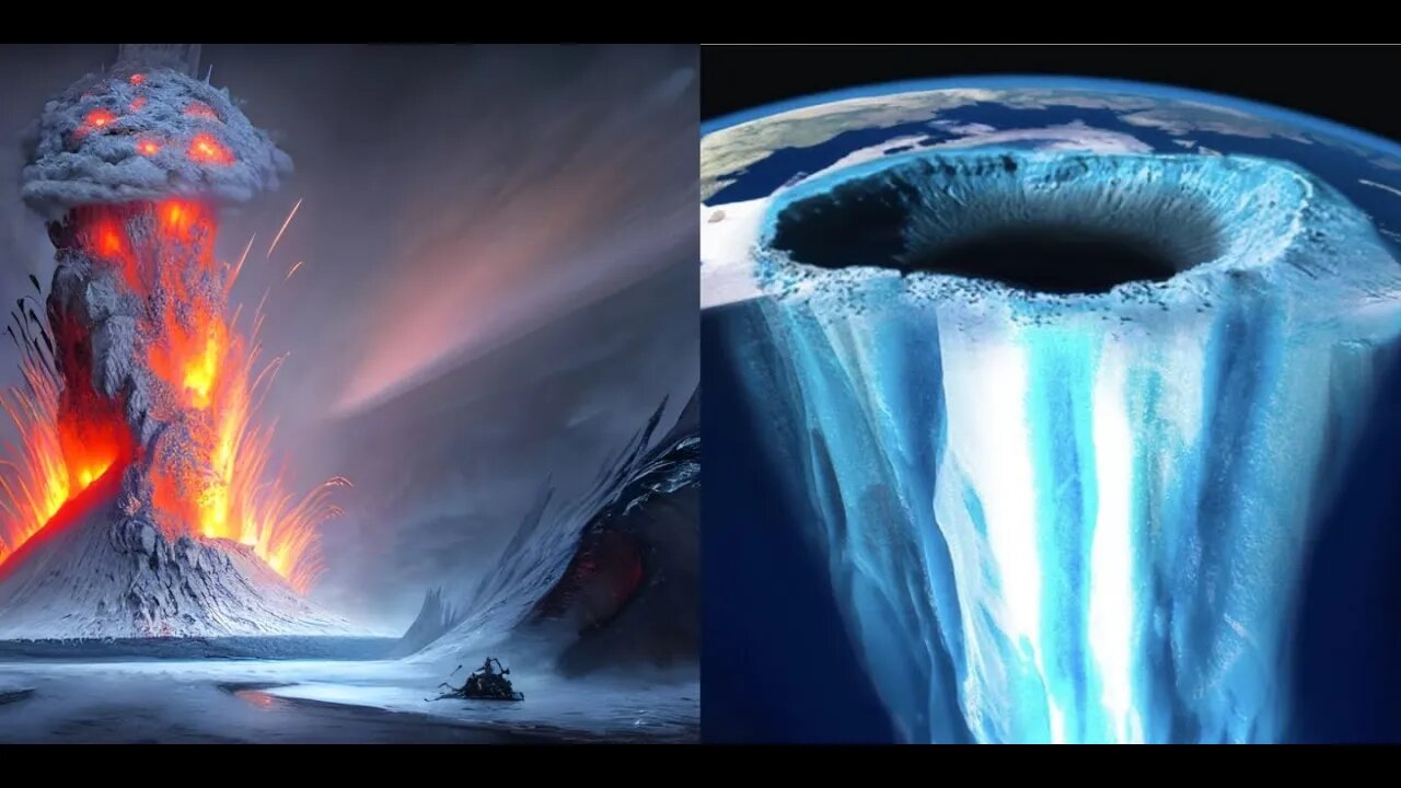 HUGE🌋VOLCANIC💥BLAST🌋TEARS OPEN☄️GIANT CRATER☄️DEEP BELOW ANTARCTICA!UNEXPLORED INNER EARTH REVEALED!