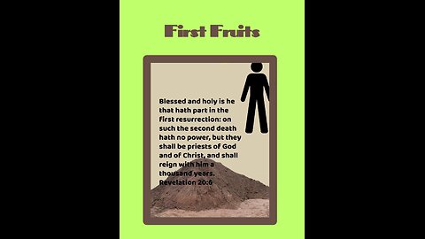 First Fruits - The Resurrection Series