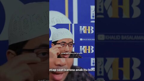 Pentingnya mendidik anak oleh orang tuanya-Ustadz Khalid Basalamah #fyp #nasehat #fypシ