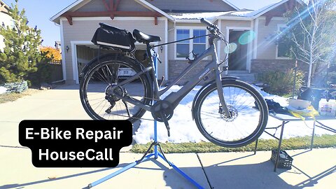 E-Bike Repair Tire installation - House Call November 2024 Denver CO - Bosque Mobile Bicycle Repair