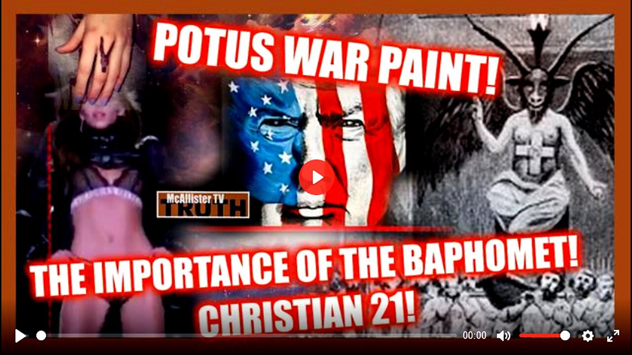 CH21! TRUMP WAR PAINT! REPTILIAN NWO! MARGARITA MINUTE! VICTORIA'S SECRET BAPHOMETS!