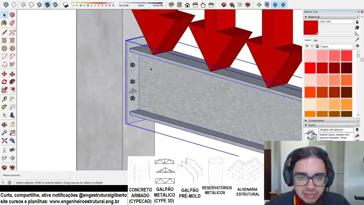 Cálculo ligação parabolt+chapa aço concreto Eng Estrutural