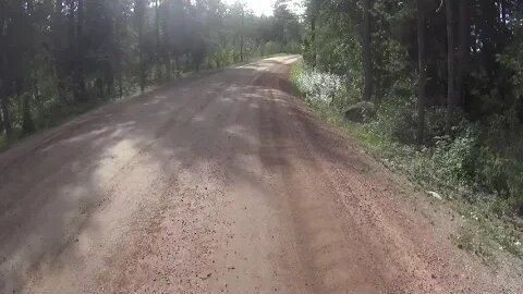 Vanha Viipurintie Saksala-Ristinkallio 23.8.2022 (Gravel with road bike)