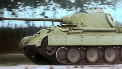 lindo vídeo do Panzerkampfwagen V em operação