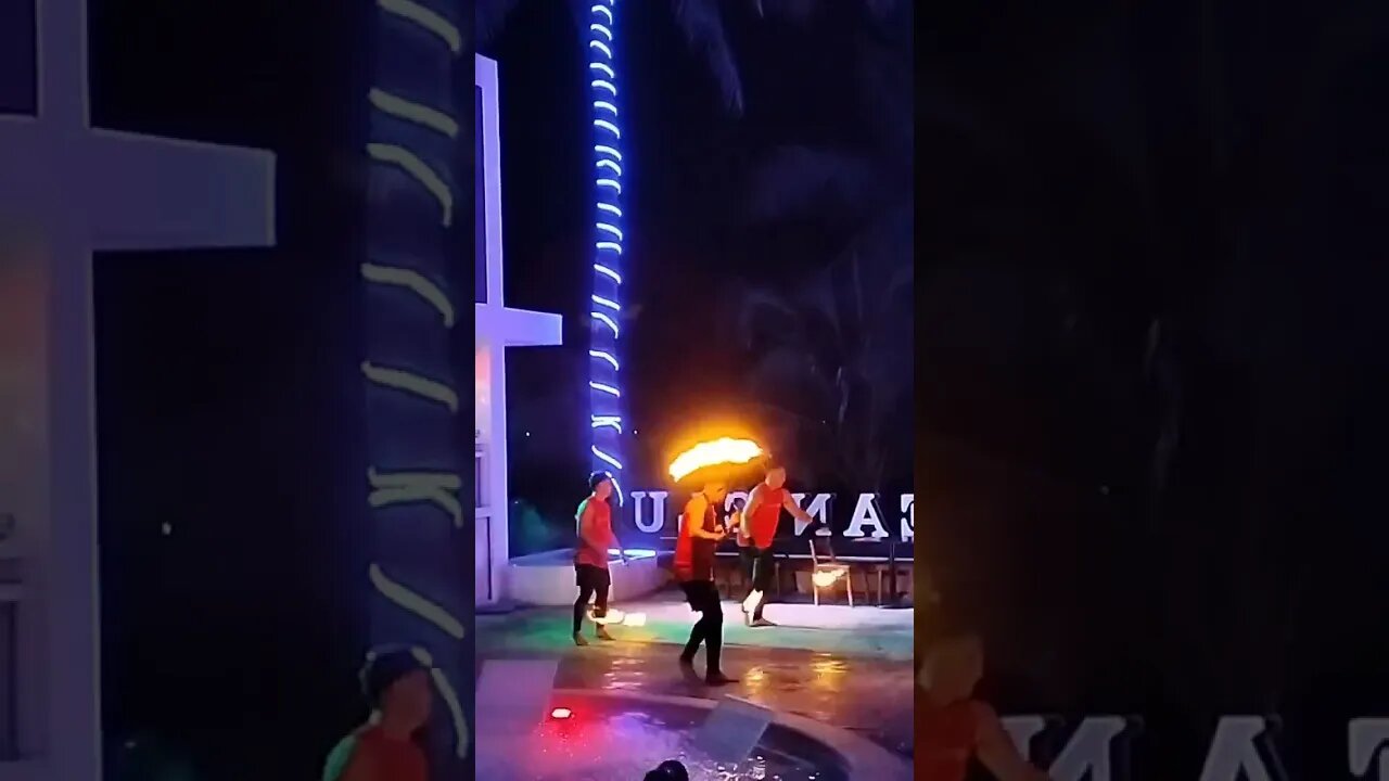 Dancing with fire at Boracay Ocean Club #boracay #firedancing #philippines #realestatephbroker