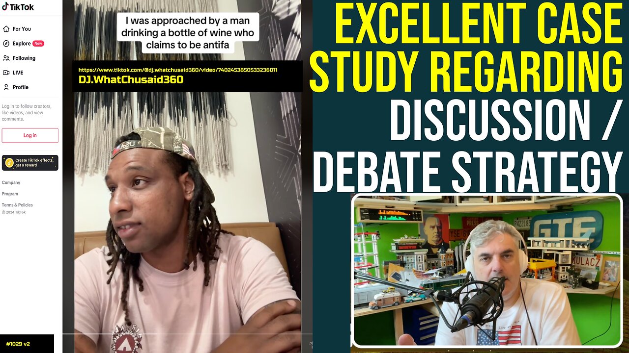 Excellent case study RE "Discussion / Debate Strategy" (DJ.WhatChusaid360 TikTok) v2