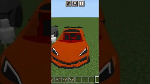 Corvette in Minecraft! #shorts