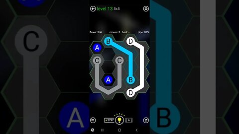 flow free Hexes: easy level 13