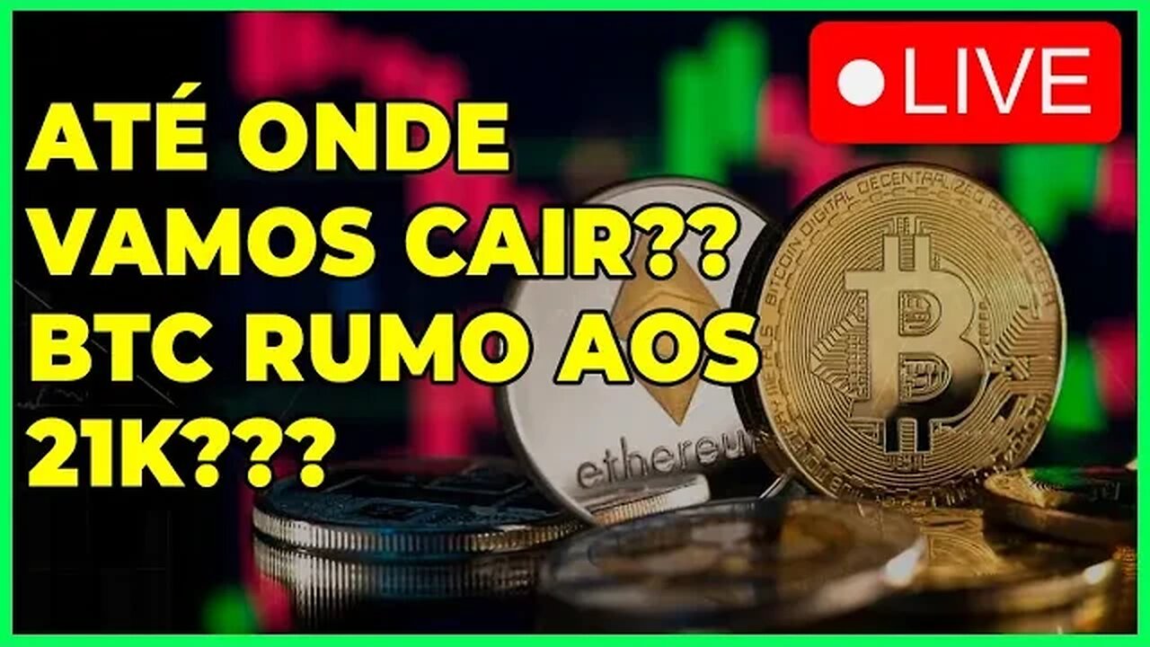 BITCOIN INDO BUSCAR OS 21K?? ATÉ ONDE VAMOS CAIR? - #bitcoin #ethereum #shib #agix #orai