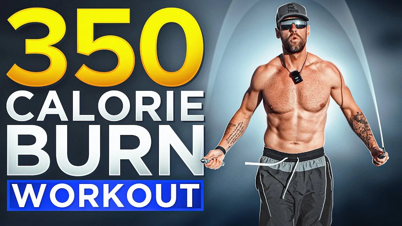 350 Calorie Burn Jump Rope Workout (Follow Along)