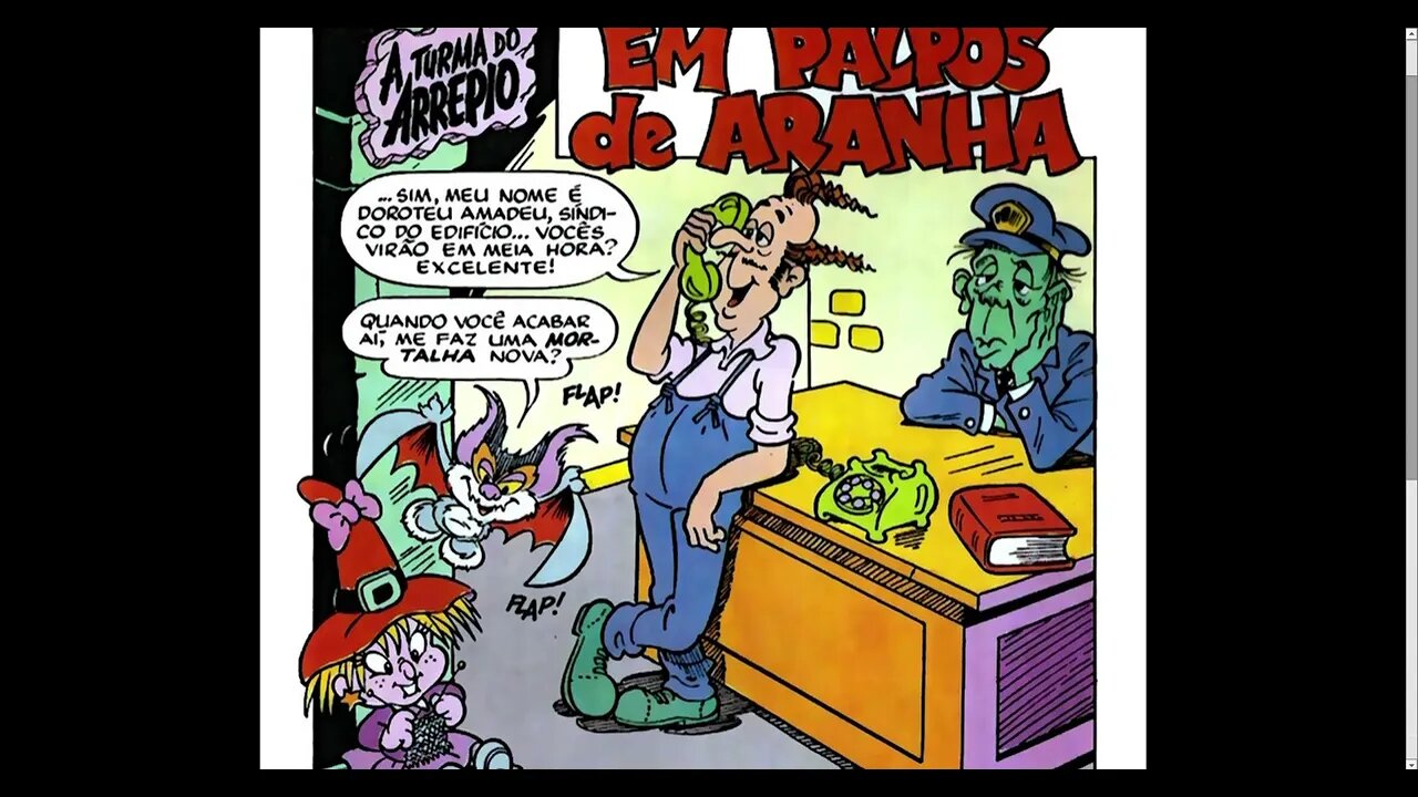 A Turma Do Arrepio Em Palpos De Aranha [Pause o Vídeo Caso Não Consiga Ler]