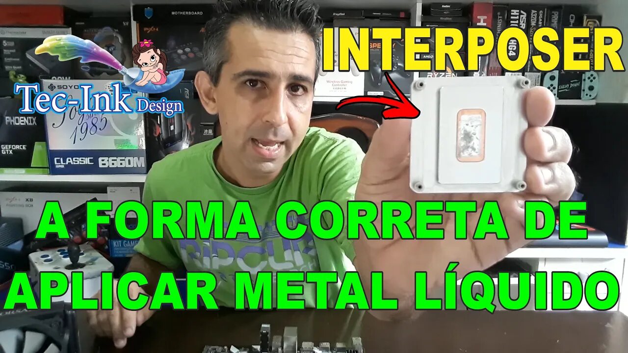 Interposer i9 11900h | i7 11800h | Guia Definitivo De Como Aplicar Metal Líquido Corretamente - 2023