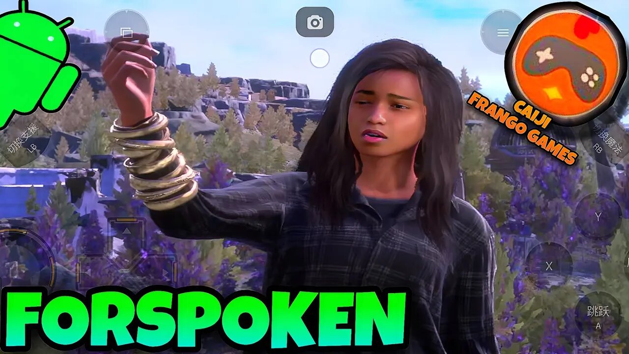 FORSPOKEN - Game Play no celular Android via Caiji (Frango games)