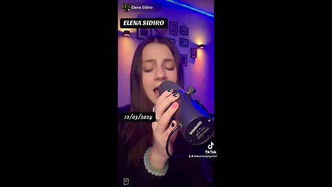 🎤 ELENA SIDIRO cover 🔥 Fire to the Rain ☔️