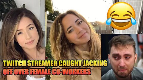 TWITCH STREAMER @atrioc GETS CAUGHT JACKIN OFF OVER FEMALE CO WORKERS @pokimane @mayahiga