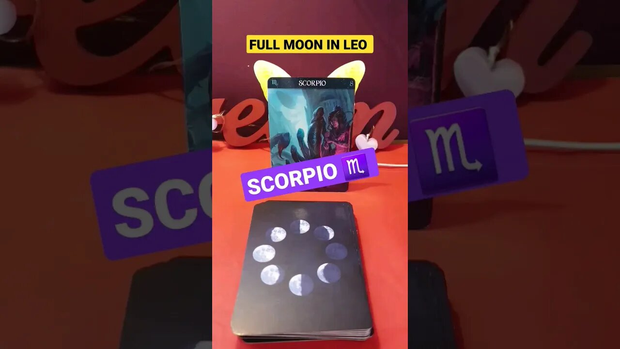 Scorpio | Full Moon in Leo | It's time to release negativity #shorts #guidancemessages