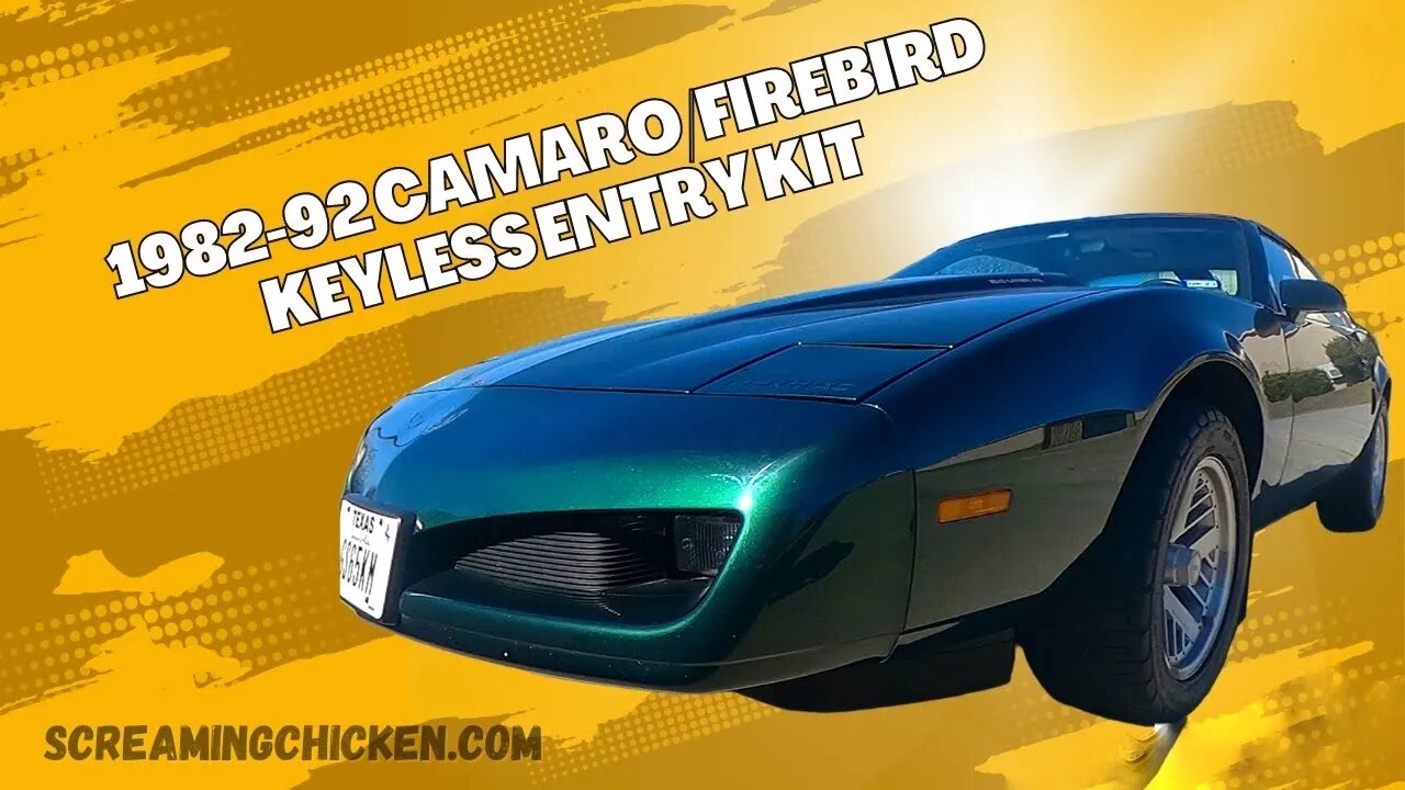 1982-92 Camaro/Firebird Keyless Entry Kit