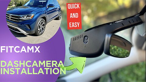 Fitcamx Dash camera for Volkswagen Atlas