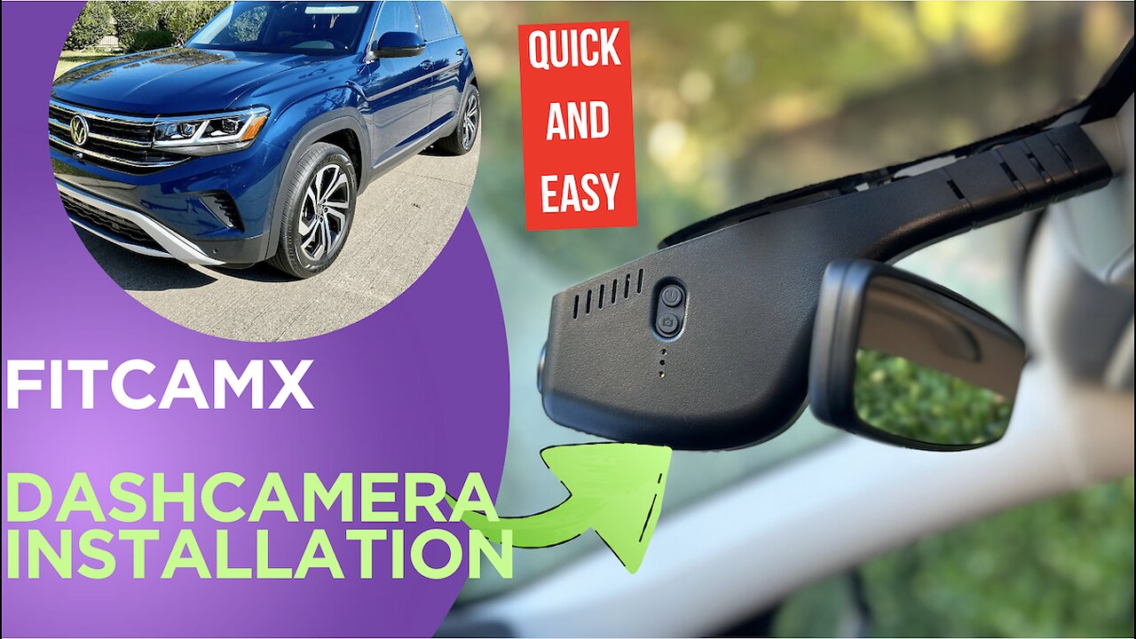 Fitcamx Dash camera for Volkswagen Atlas