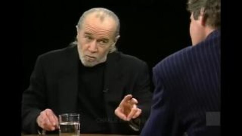 George Carlin Gets Dark | Charlie Rose Interview 1996