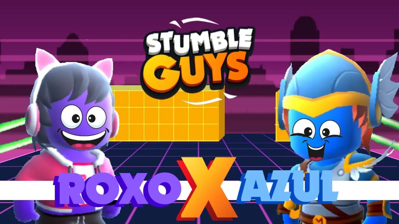 #stumbleguys ROXO X AZUL