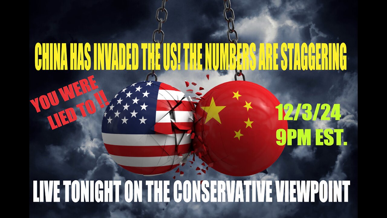 CHINA HAS INVADED THE US!!! DEMOCRATS LYING MEDIA STRATEGY HAS FAILED!! TONIGHT LIVE!