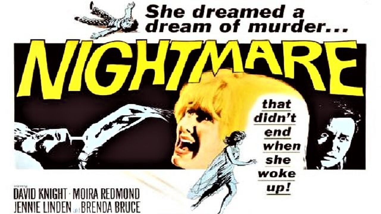 NIGHTMARE 1964 Young Girl has Frightful Haunting Dreams of a Murder FULL MOVIE HD & W/S