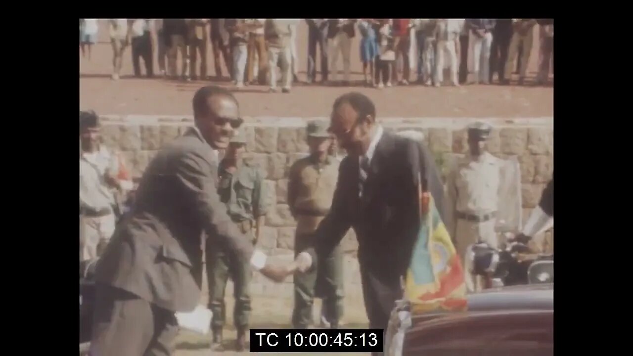 General Teferi Benti attending International Women's year celebrations in Addis Ababa 1976
