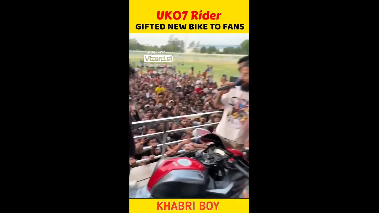 UK07 Rider Gifted New Bike to Fans 😍🙏| UK07 Rider fans #shorts #viral #uk07rider #youtubeshorts