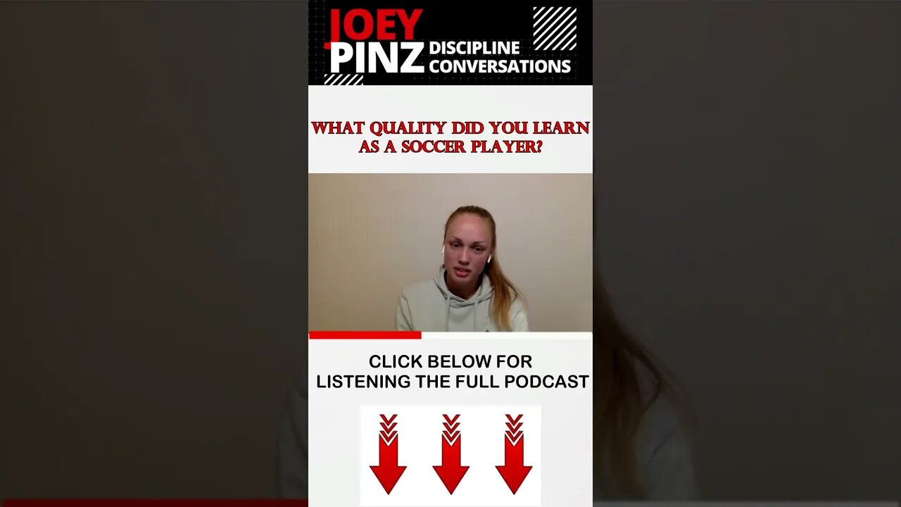 #177 Wilma Andersson: Soccer to Wandersson| Joey Pinz Discipline Conversations #shorts