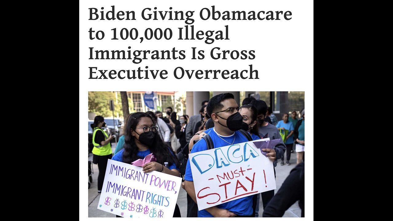 YOU DONT HAVE HEALTHCARE BUT BIDEN IS GIVING ILLEGALS FREE HEALTHCARE AND YOU ARE PAYING FOR IT