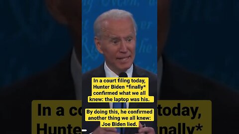 Another lie confirmed true