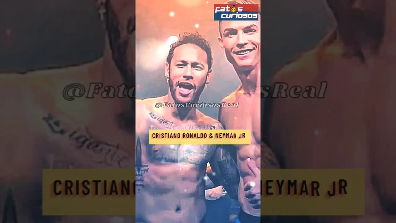O QUE NEYMAR E CR7 TEM EM COMUM? #Neymar #CR7 #Aniversário #Comemoração #Futebol