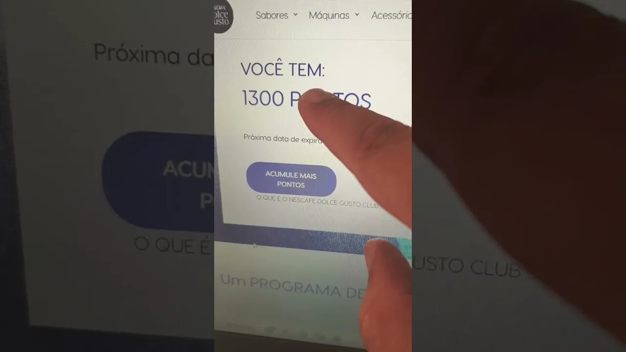 Fique de olho na data de expiração dos seus pontos no club Nescafé Dolce Gusto... para evitar perder