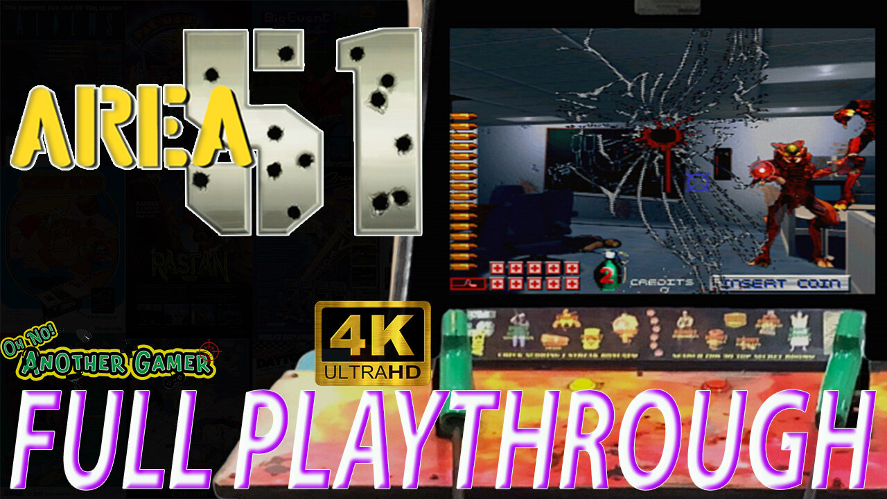 Area 51 / Maximum Force Duo (1998) [Arcade] 🕹🔥 Intro + Gameplay (Area 51 full playthrough)