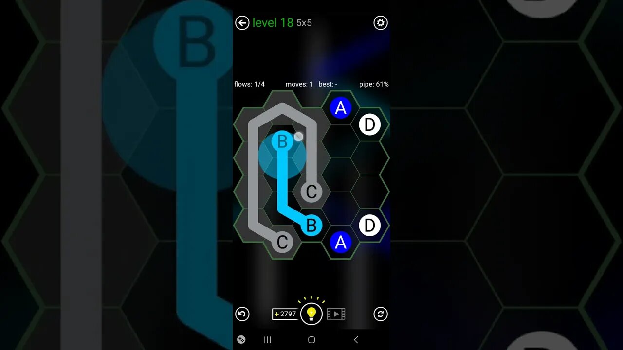 flow free Hexes: easy level 19