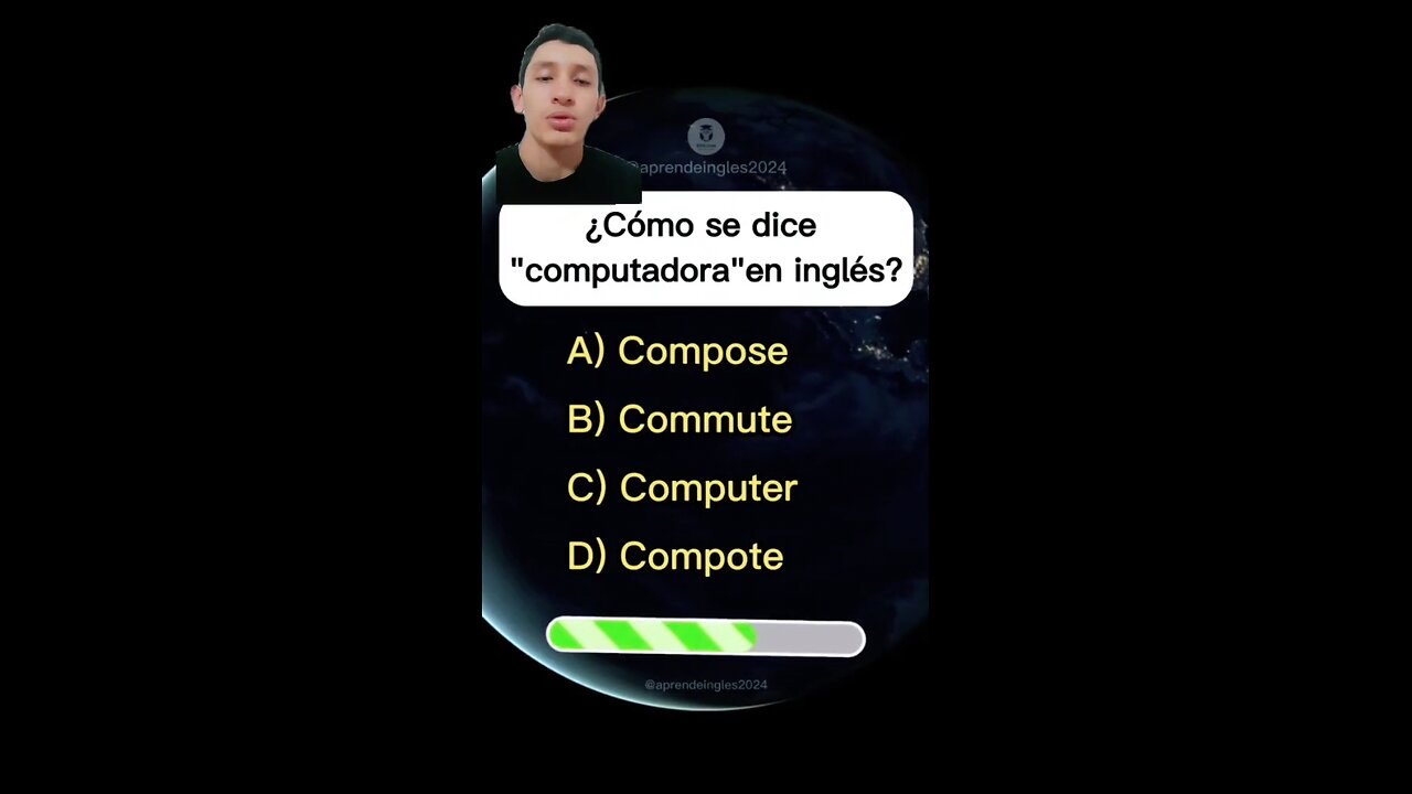 cómo se dice en inglés las siguientes palabras 🤔