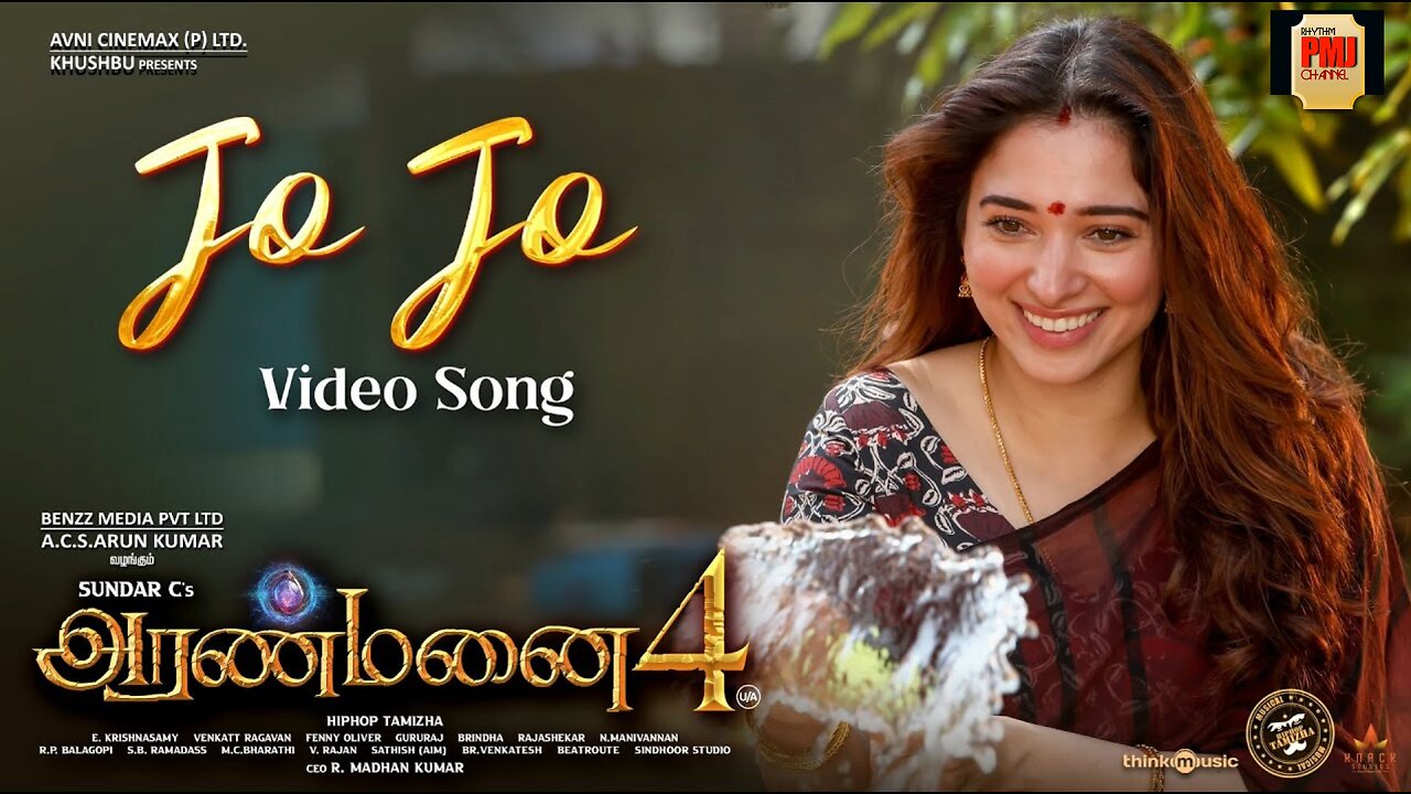 Jo Jo - Video Song | Aranmanai 4 | Sundar.C | Tamannaah | Raashii Khanna | Hiphop Tamizha