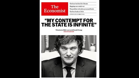 Javier Milei in The Economist