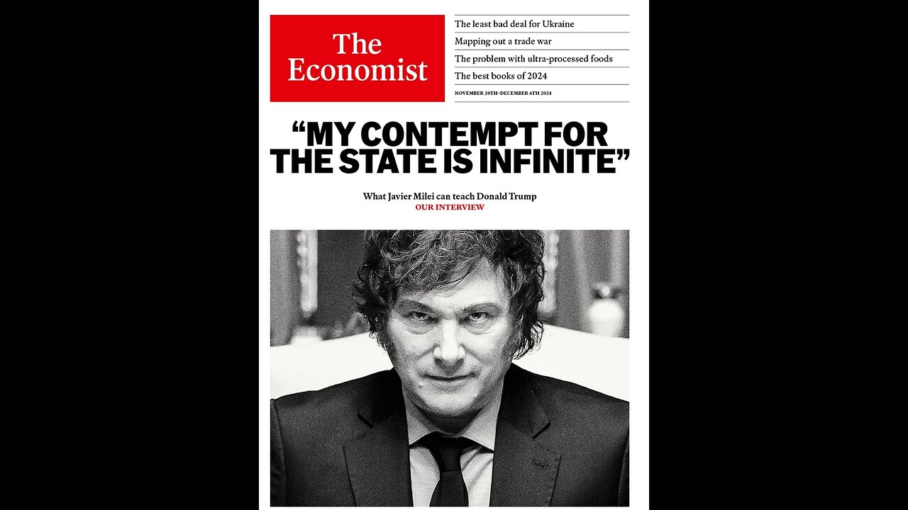 Javier Milei in The Economist