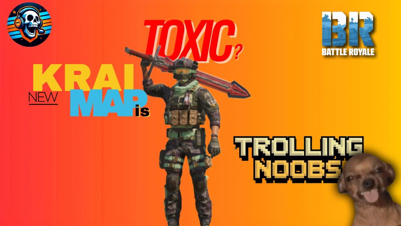 Making KRAI toxic with ziplines spamming | Trolling noobs CODM BR funny moments memes #kraimap