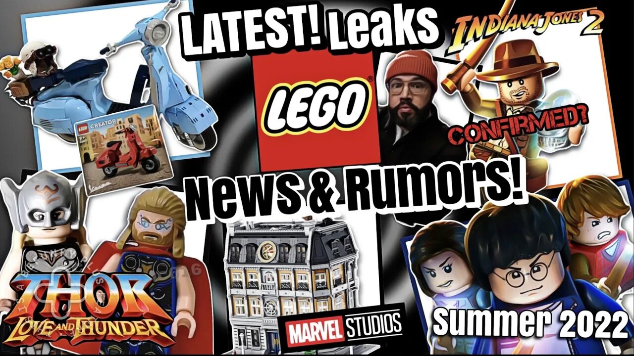 LATEST LEGO Leaks News & Rumors 2022 | Indiana Jones, Marvel, Harry Potter, Creator Expert and MORE