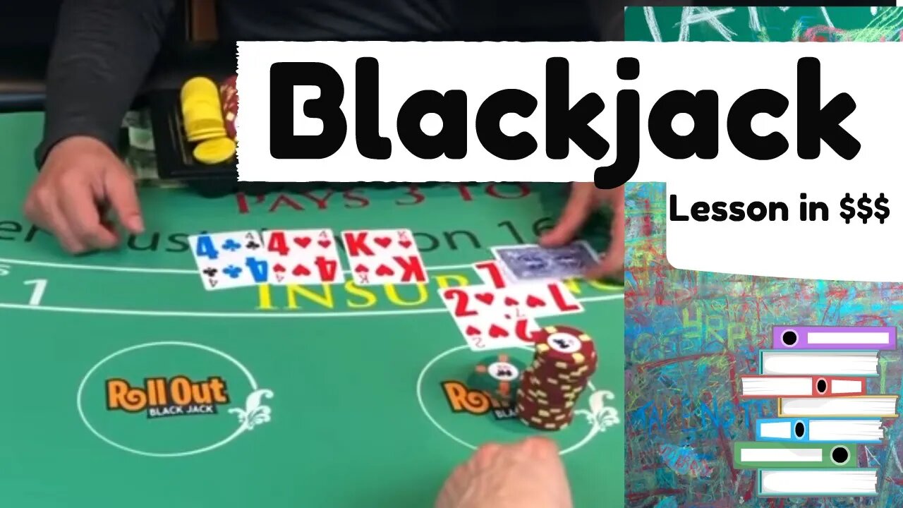 The Wife won't like this.... Horrible Blackjack Run - Never Split 10's