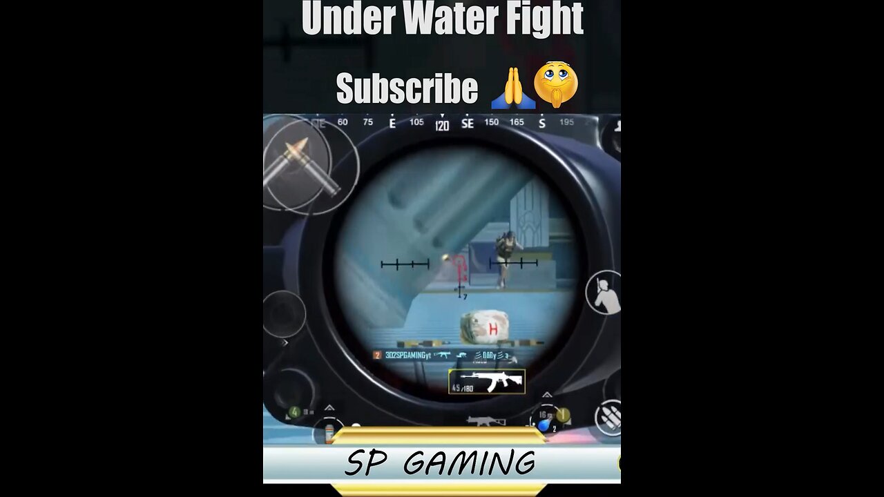 1v6 under water #bgmi #spgaming
